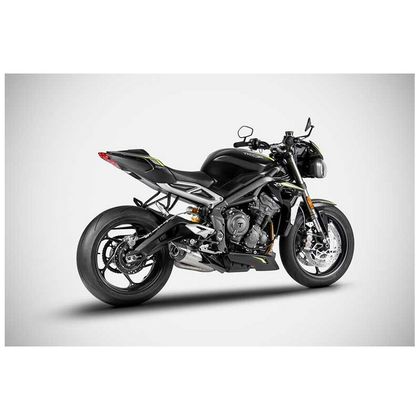 Silencieux Zard inox - embout carbone noir