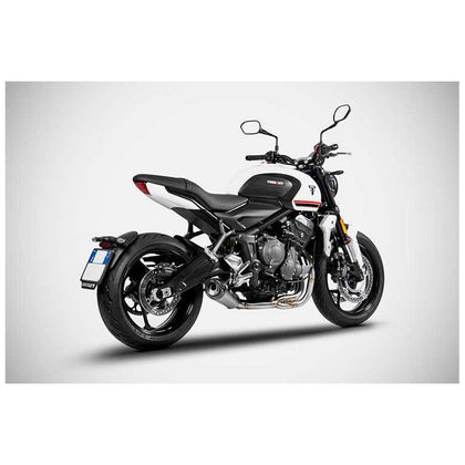 Ligne Complète Zard 3 en 1 inox embout carbone - embout carbone noir