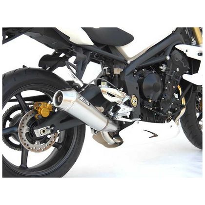 Silencieux Zard conique bas inox - embout carbone noir