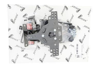 Support de plaque Zieger immatriculation Type C CH Universel Ref : ZIE00502A / 20302386 