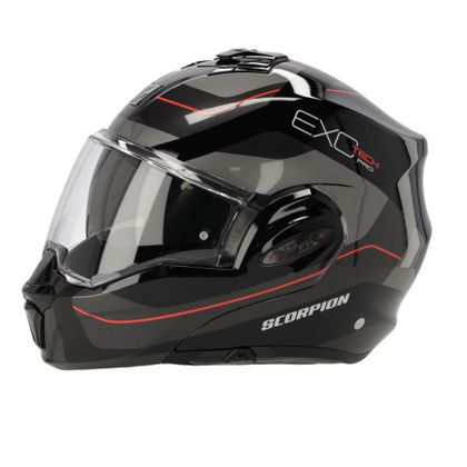 Scorpion Exo EXO-TECH EVO PRO - COMMUTA Modularer Helm - Schwarz / Grau