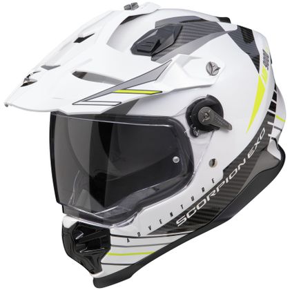 Casque intégral Scorpion Exo ADF-9000 AIR - FEAT - Noir / Blanc