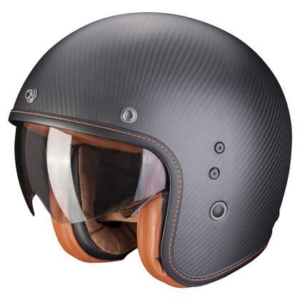 Scorpion Exo BELFAST CARBON EVO - SOLID Jet helmet Ref : SC0884 