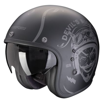 Scorpion Exo BELFAST EVO - ROMEO Jethelm - Schwarz / Grau