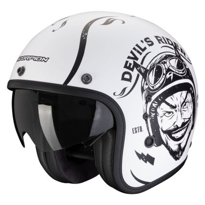 Scorpion Exo BELFAST EVO - ROMEO Jethelm - Wit / Zwart