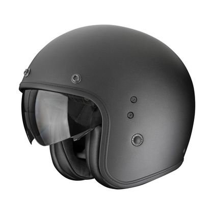 Cască jet Scorpion Exo BELFAST EVO - SOLID - Negru
