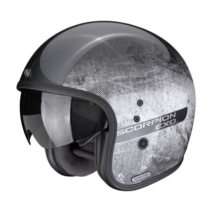 Casque jet Scorpion Exo BELFAST II - QUEST - Noir / Gris Ref : SC1388 