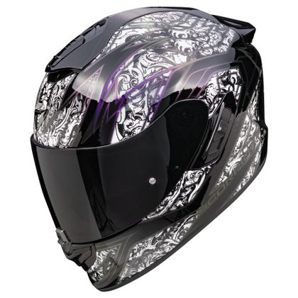 Casque intégral Scorpion Exo EXO 1400 EVO II AIR - FANTASY - Noir / Blanc