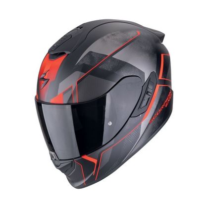 Casque intégral Scorpion Exo EXO 1400 EVO II AIR - INTENSIO - Noir / Rouge