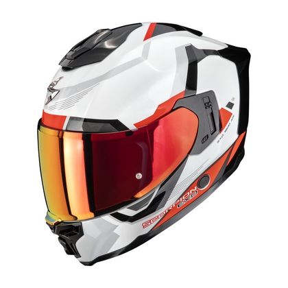 Casque intégral Scorpion Exo EXO-1500 AIR ARENA - Blanc / Rouge
