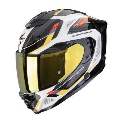 Casque intégral Scorpion Exo EXO-1500 AIR SLEEK - Blanc / Jaune