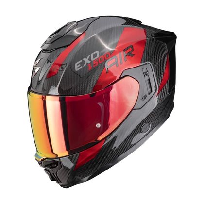 Scorpion Exo EXO-1500 CARBON AIR PLATTED Fuldkasker - Sort. / Blå