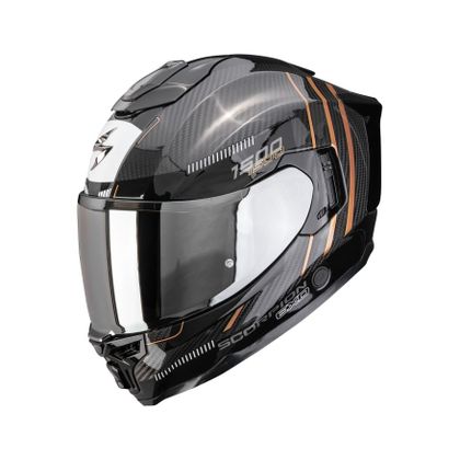 Scorpion Exo EXO-1500 CARBON AIR ZITY Integraalhelm - Zwart / Bruin