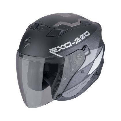 Casque jet Scorpion Exo EXO-230 - BAND - Noir / Gris