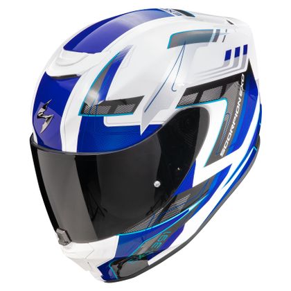 Casque Scorpion Exo EXO-391 - CAPTOR - Blanc / Bleu