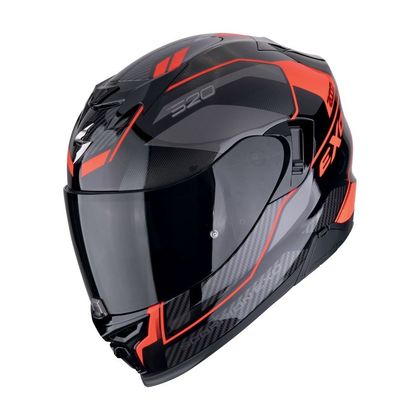Casque intégral Scorpion Exo EXO-520 EVO AIR - LENA - Noir / Rouge