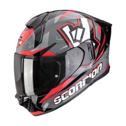 Casque intégral Scorpion Exo EXO-530 AIR ROCK - Gris / Rouge Ref : SC1224 