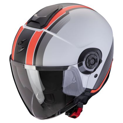 Casque jet Scorpion Exo EXO-CITY II - VEL - Gris / Rouge