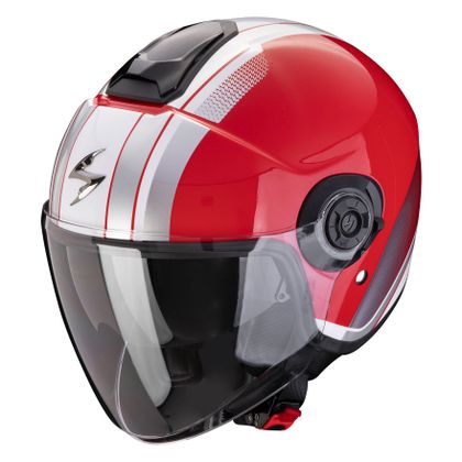 Scorpion Exo EXO-CITY II - VEL Jethelm - Rood / Wit