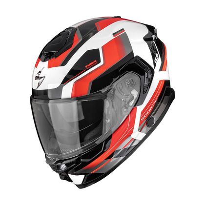 Casque intégral Scorpion Exo EXO-GT SP AIR CARBON - ARKON - Blanc / Rouge