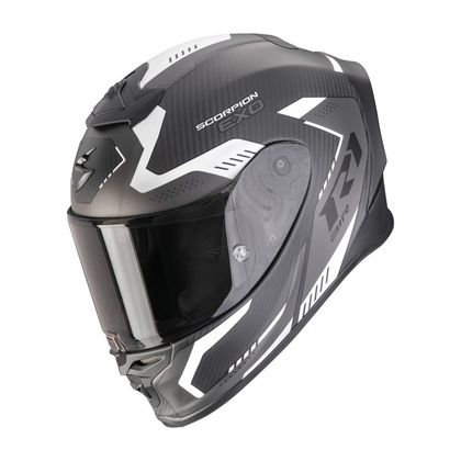 Casque intégral Scorpion Exo EXO R1 EVO CARBON AIR - PROPEL - Noir / Gris