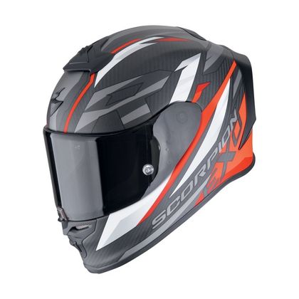 Casque intégral Scorpion Exo EXO R1 EVO CARBON AIR - RUNNER - Noir / Rouge