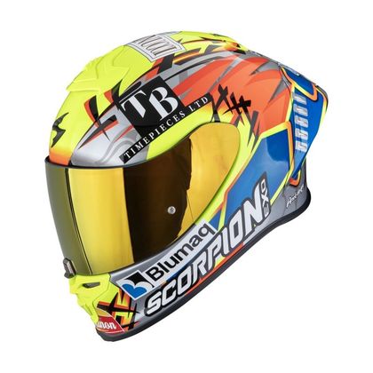 Scorpion Exo EXO-R1 EVO II AIR - ARON MISANO Integraalhelm - Grijs / Geel Ref: SC1245 