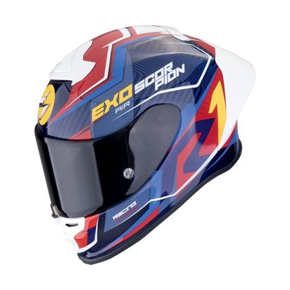 Scorpion Exo EXO-R1 EVO II AIR - COUP Helm - Blauw / Geel