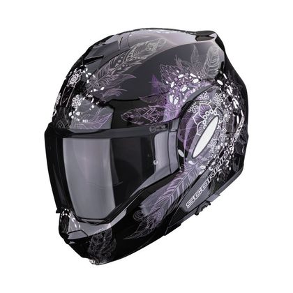 Casque modulable Scorpion Exo EXO-TECH EVO - DREAM - Noir / Multicolore Ref : SC1252 