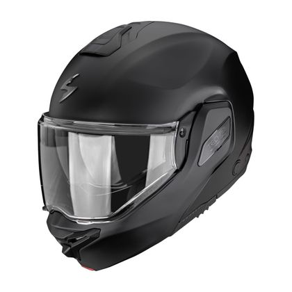 Cască modulară Scorpion Exo EXO-TECH II - SOLID MAT - Negru