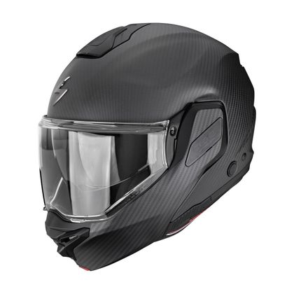 Casque modulable Scorpion Exo EXO-TECH II CARBON - SOLID MAT - Noir