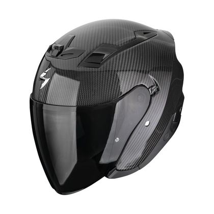 Casque jet Scorpion Exo EXO-Z1 CARBON - SOLID - Noir Ref : SC1256 