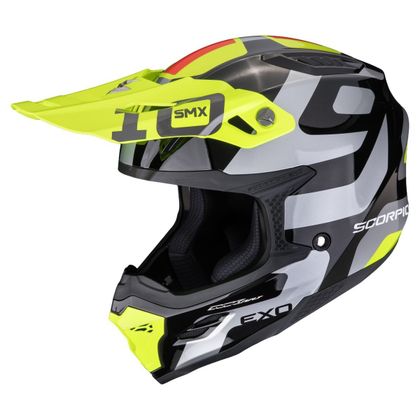Casque cross Scorpion Exo SMX-10 - LEAP 2027 - Noir / Jaune