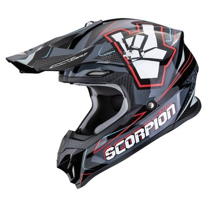 Scorpion Exo VX-16 EVO AIR - ROK 2026 Cross helmet - Black / Grey Ref : SC1261 