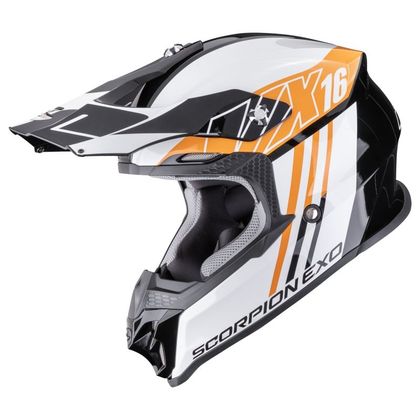 Scorpion Exo VX-16 EVO AIR - LINES 2026 Cross helmet - Black / Orange Ref : SC1272 
