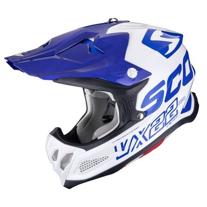Scorpion Exo VX-22 AIR - UPDOWN 2026 Cross helmet - White / Blue