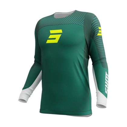 Maillot cross Shot CONTACT 2026 - Vert / Jaune Ref : SO2970 