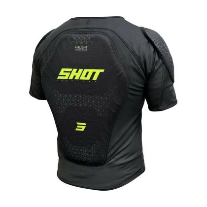 Shot AIRLIGHT KIND Schutzweste - Schwarz / Gelb