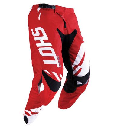 Pantalón de motocross Shot CONTACT SCORE - RED WHITE 2019