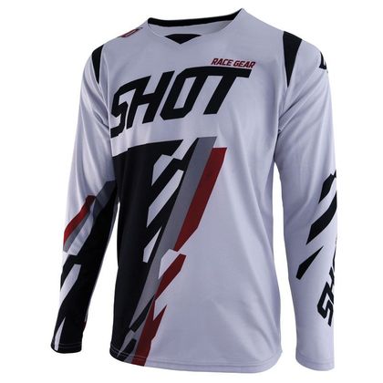 Camiseta de motocross Shot CONTACT SCORE - GREY BURGUNDY 2019 Ref : SO1422 