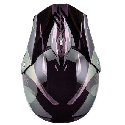 Casque cross Shot FURIOUS ULTIMATE - CHAMELEON GLOSSY 2019
