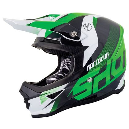 Casque cross Shot FURIOUS KID ULTIMATE - NEON GREEN GLOSSY Ref : SO1488 