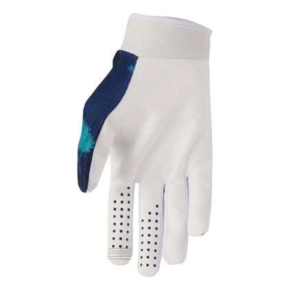 Thor LAUNCH - BLEACH - KINDER Cross-Handschuhe - Weiß / Blau