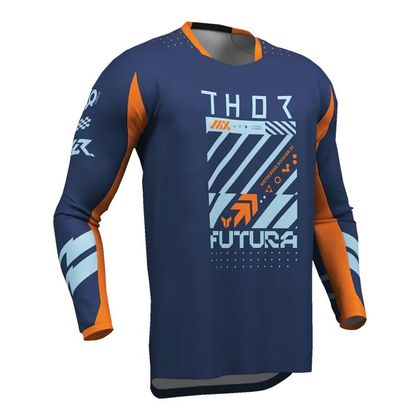 Maillot cross Thor LAUNCH FUTURA - ENFANT - Bleu / Orange