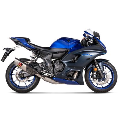 Ligne Complète Akrapovic Racing titane Embout Inox - Gris