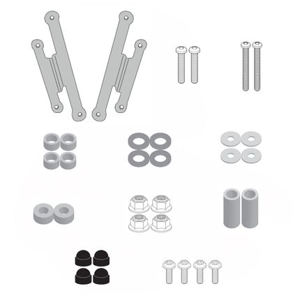 Kit de fixation Bulle Givi pour bulle 1221A - Incolore