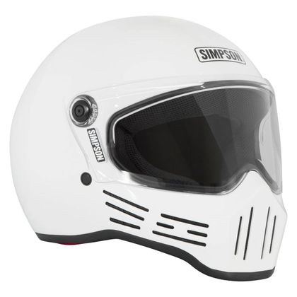 Simpson M30 SLIPLINE SOLID Integralhelm - Weiß