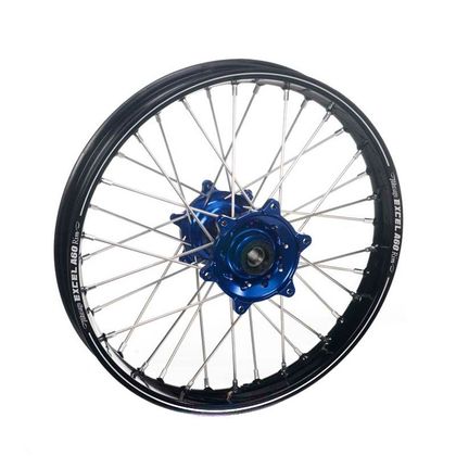 Roue Haan Wheels A60 avant dimension 21x1.60 noir/bleu