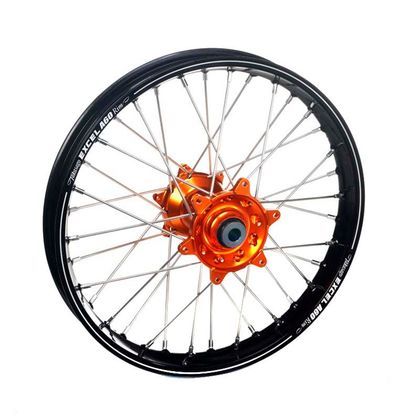 Roue Haan Wheels A60 avant dimension 21x1.60 noir/orange