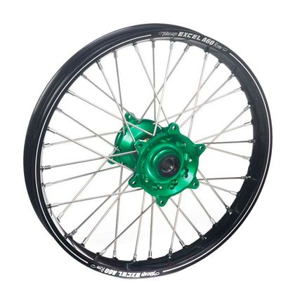 Roue Haan Wheels A60 avant dimension 21x1.60 noir/vert